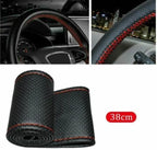 Universal Car Leather Steering Wheel Cover